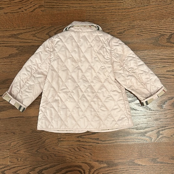 Burberry Infant Girls' Solid Quilted Jacket, size 18M - Picture 2 of 4